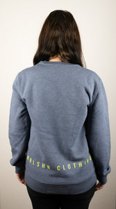 Sweater "Dark heather blue-Glow"